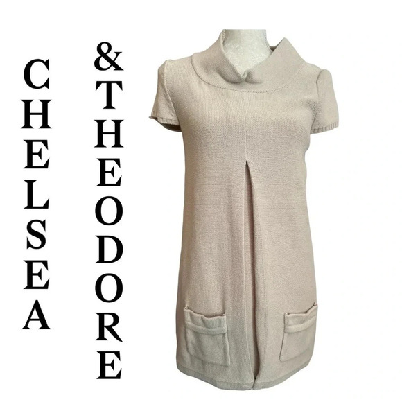 Chelsea & Theodore Cotton Pullover Top/Dress Size S‎ - Picture 1 of 8
